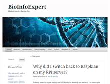 Tablet Screenshot of bioinfoexpert.com